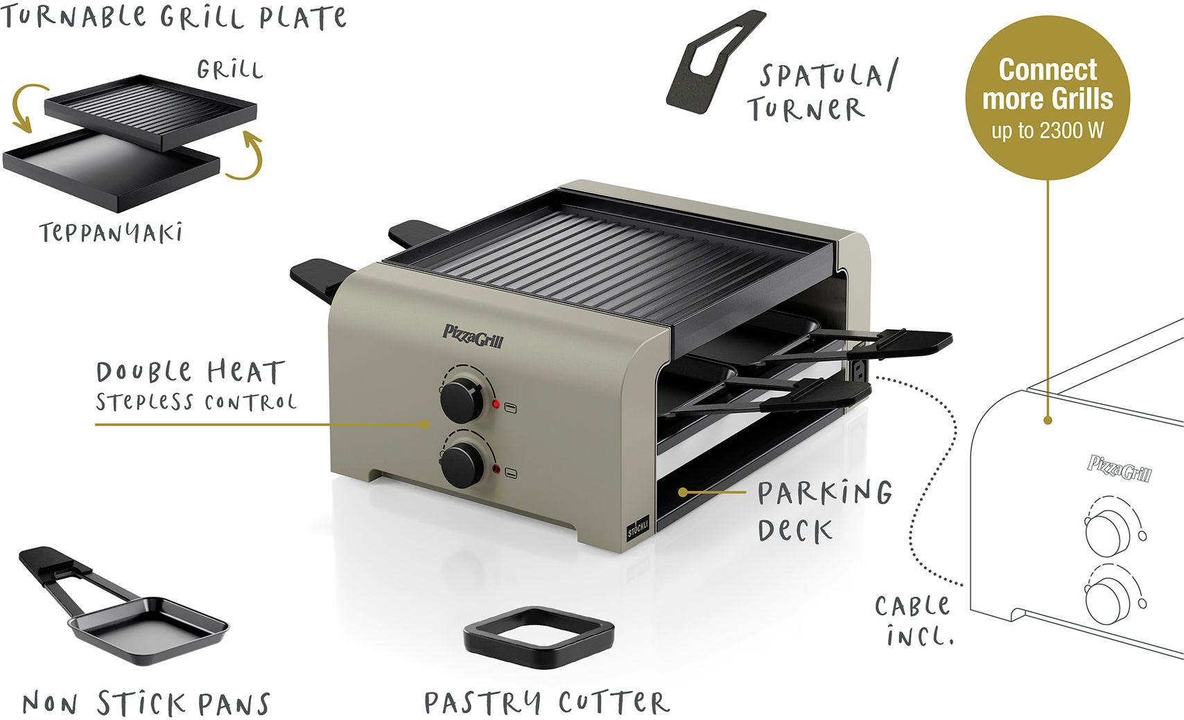 Stöckli PizzaGrill 4 Connect Ivory Gold