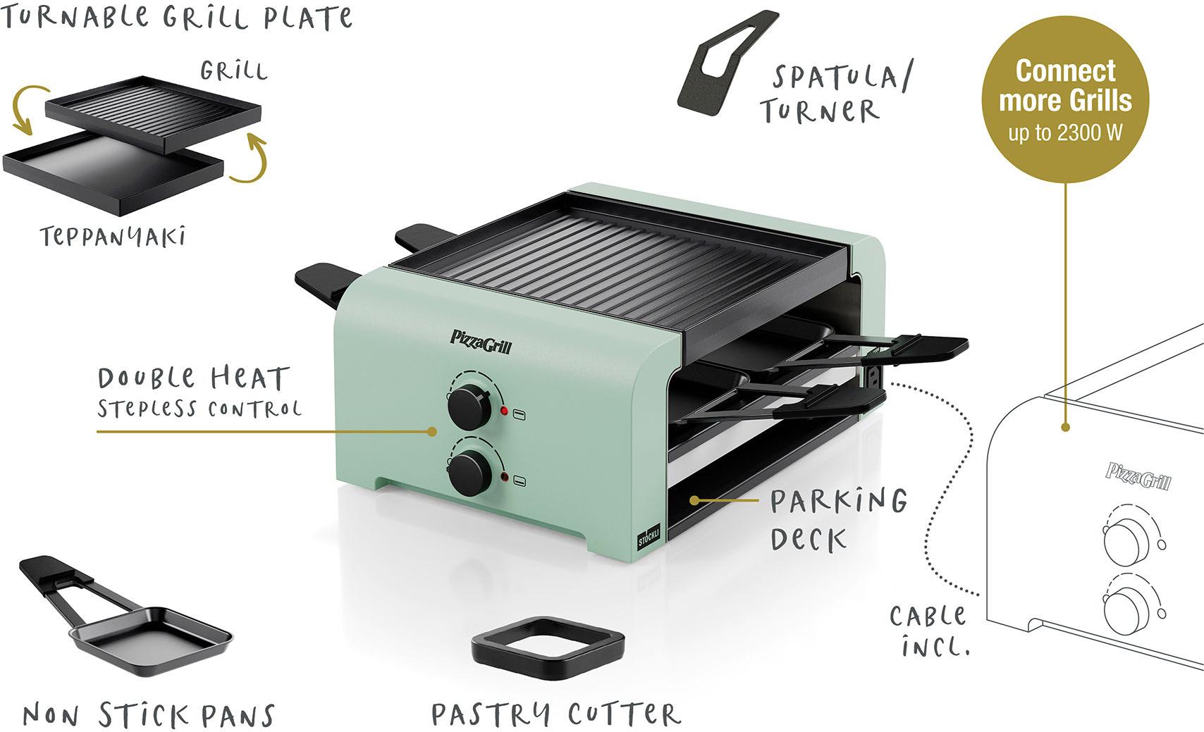 Stöckli PizzaGrill 4 Connect Mint Green