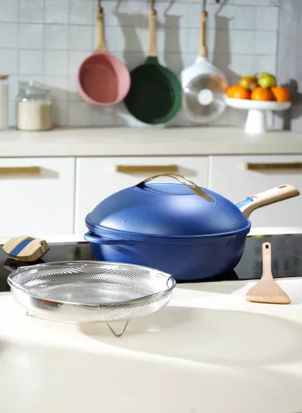 Cookut La Fabuleuse 24cm 8-in-1 Pfanne blau