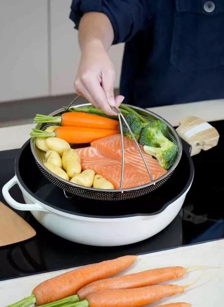 Cookut La Fabuleuse 24cm 8-in-1 Pfanne weiß