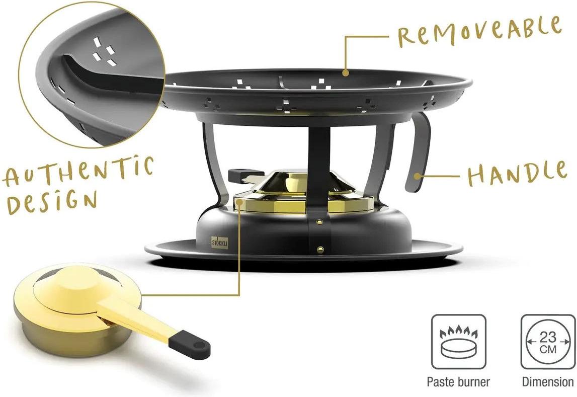 Stöckli Classic Rechaud mit Pastenbrenner