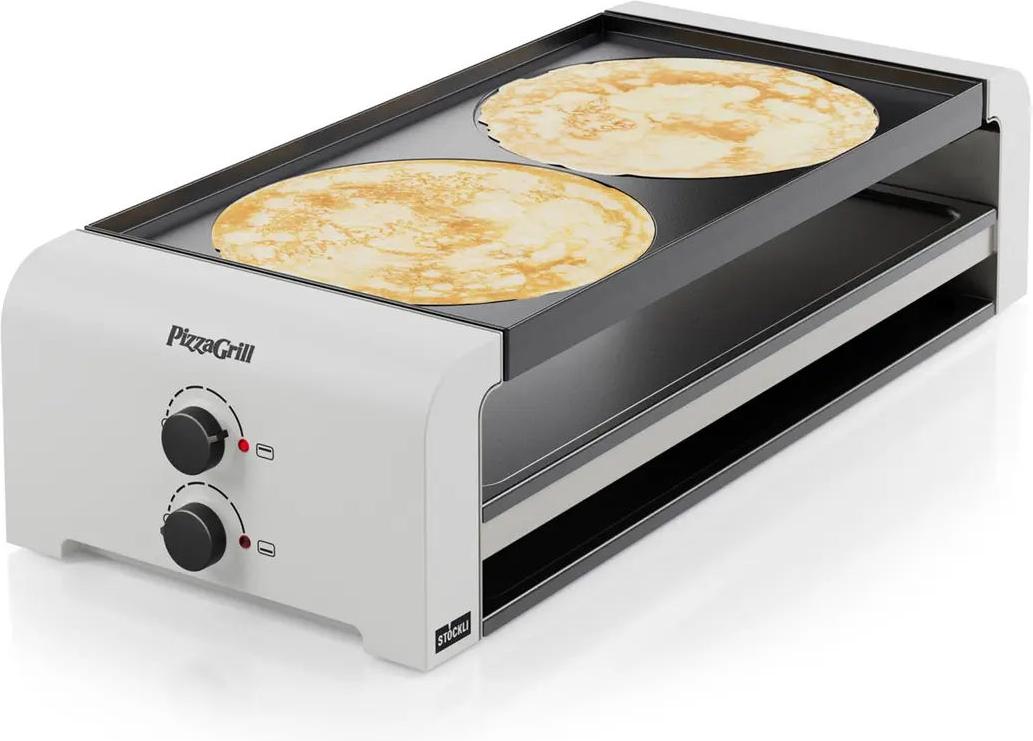 Stöckli Wende-Crêpeplatte für PizzaGrill 8