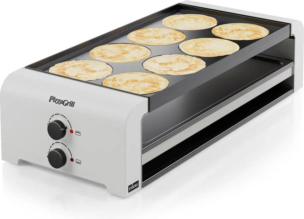 Stöckli Wende-Crêpeplatte für PizzaGrill 8