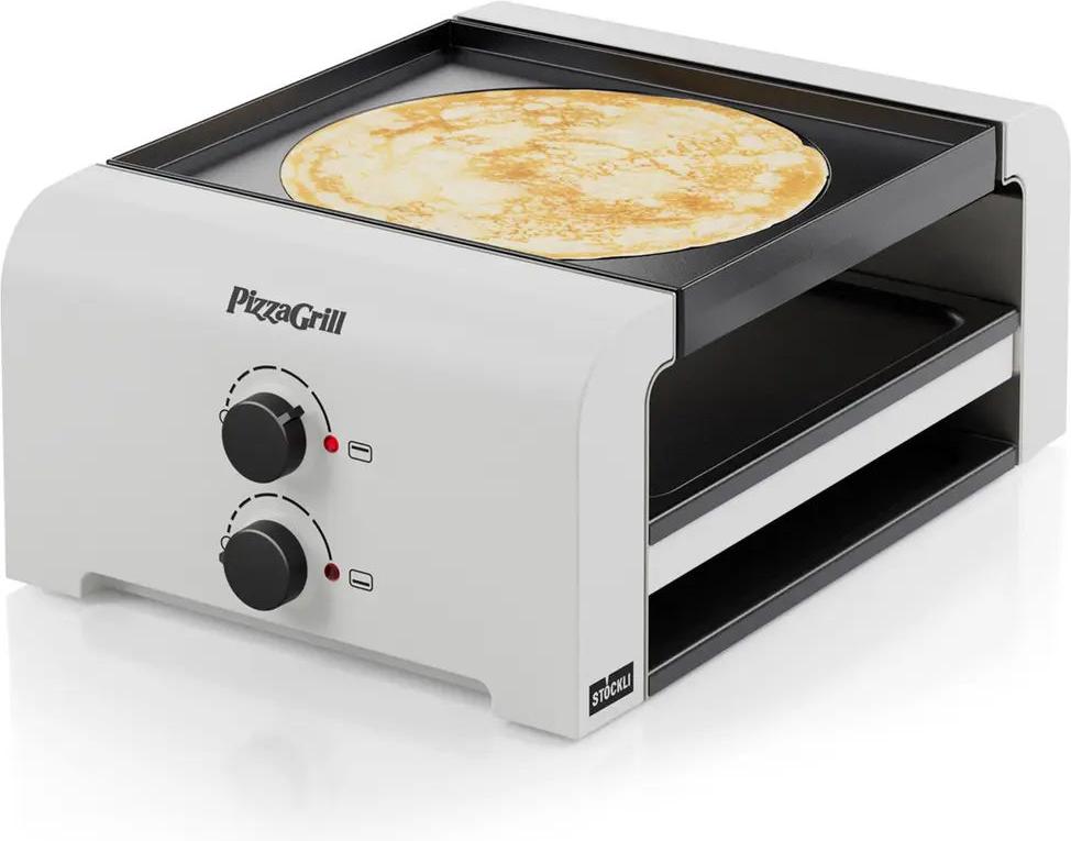 Stöckli Wende-Crêpeplatte für PizzaGrill 6