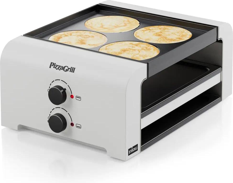 Stöckli Wende-Crêpeplatte für PizzaGrill 6