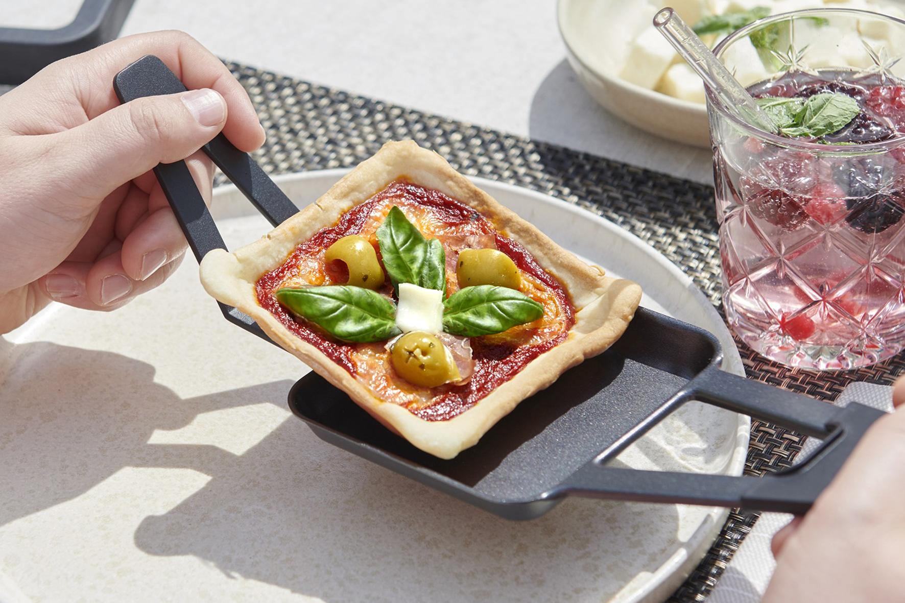 Stöckli PizzaGrill 4 Connect Set black