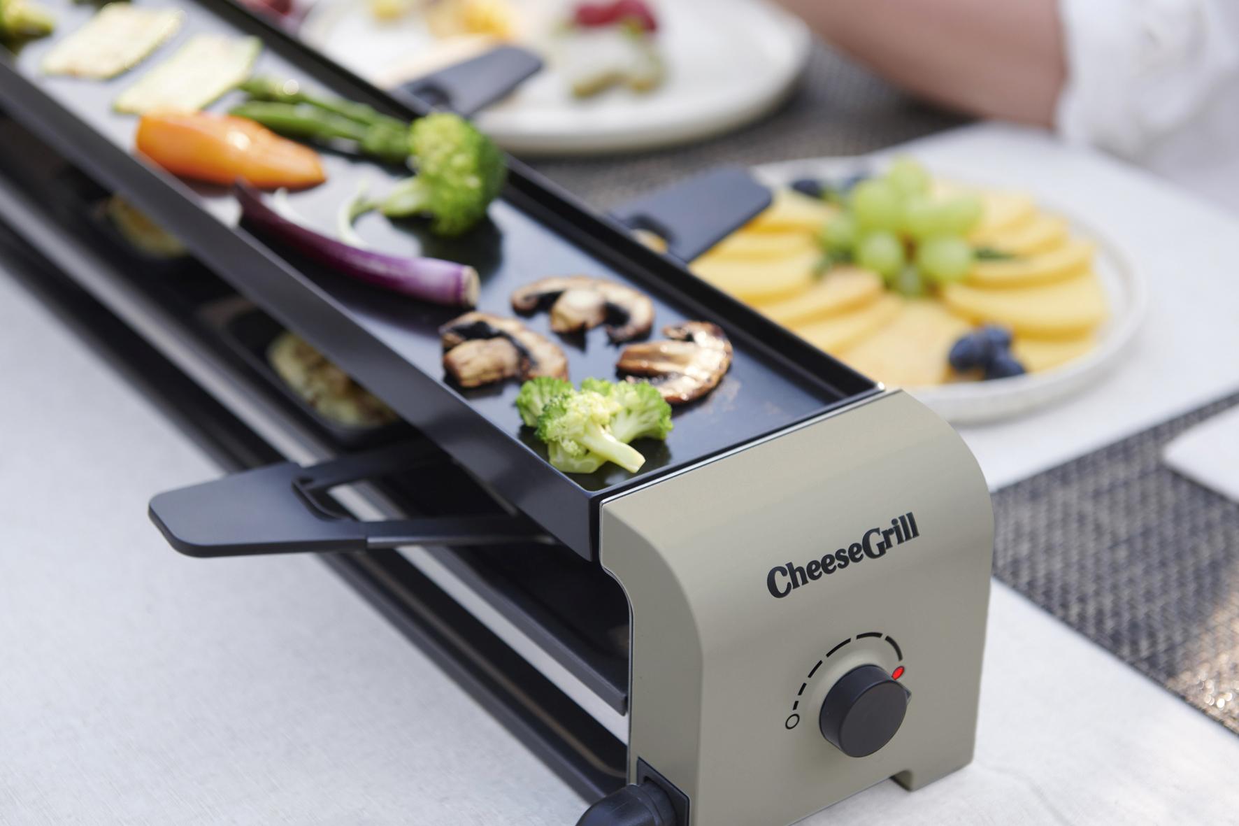 Stöckli CheeseGrill 4 Connect Set ivory gold