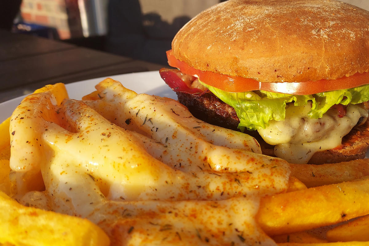 Raclette-Burger