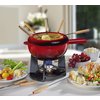 Spring Saas Fee Guss-Fondue-Garnitur rot 20