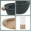 Kela Fondue-Set Country 11tlg.