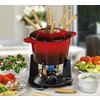 Spring Grenoble Guss-Fondue-Garnitur rot 16 cm