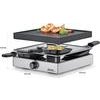 Spring Raclette 4 Classic Silber mit Alugrillplatte