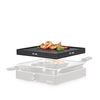 Spring Raclette 4 Classic Schwarz mit Alugrillplatte
