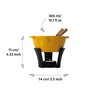 Boska Fondue-Set Mini Cheesy 300ml