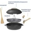 Cookut La Fabuleuse 28cm 8-in-1 Pfanne schwarz