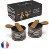 Cookut Lumi Silver Onyx Teelicht-Raclette 2er Set
