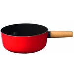 Stöckli Käsefonduecaquelon Emotion rot/schwarz, 21cm