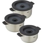 Kuhn Rikon Smart & Compact Kochtopf-Set 1,5L/3,0L/5,0L