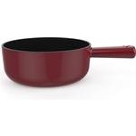 Stöckli Classic 16 Guss-Caquelon rot-schwarz